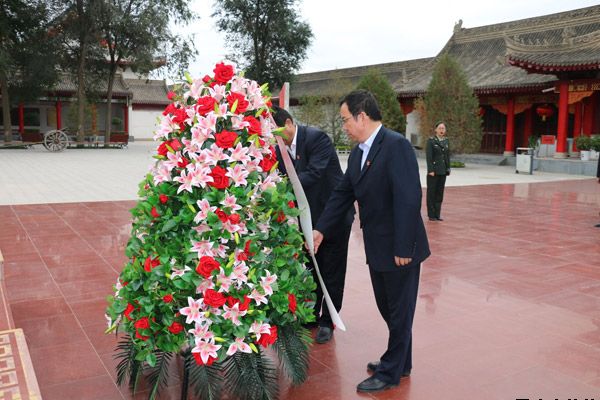 泓源公司赴界石鋪紅軍長征紀念館開展紅色教育主題黨日活動(圖1)